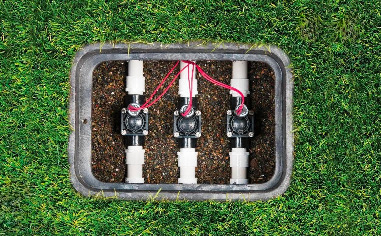 Irrigation system repair work